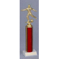 11" Red Holographic Trophy w/ Top Figure